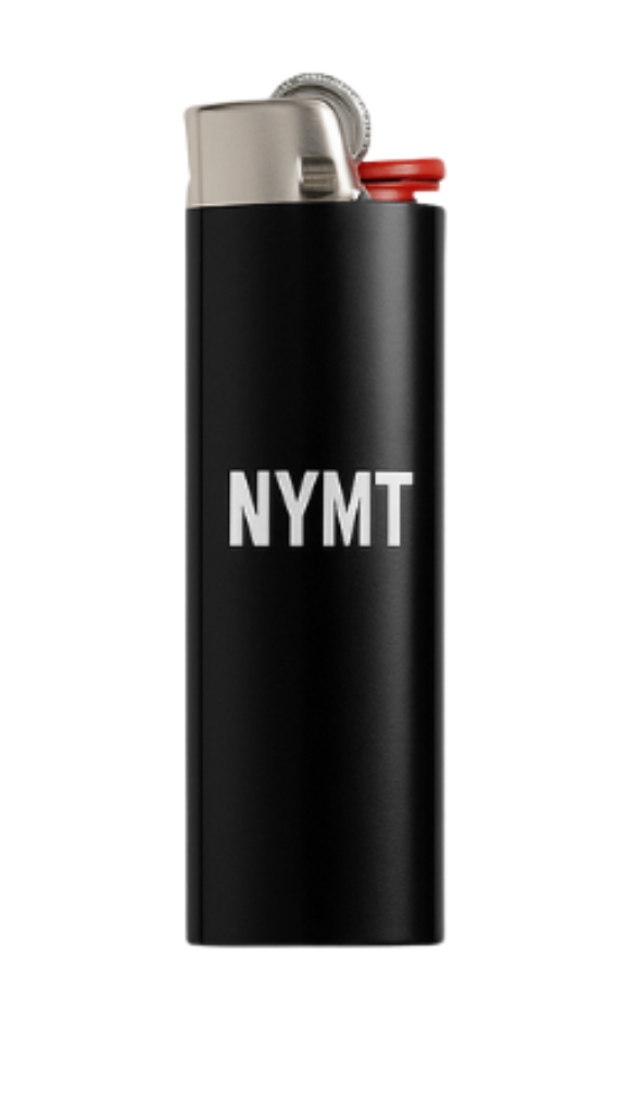 Black lighter with 'NYMT'ny is my trap branding