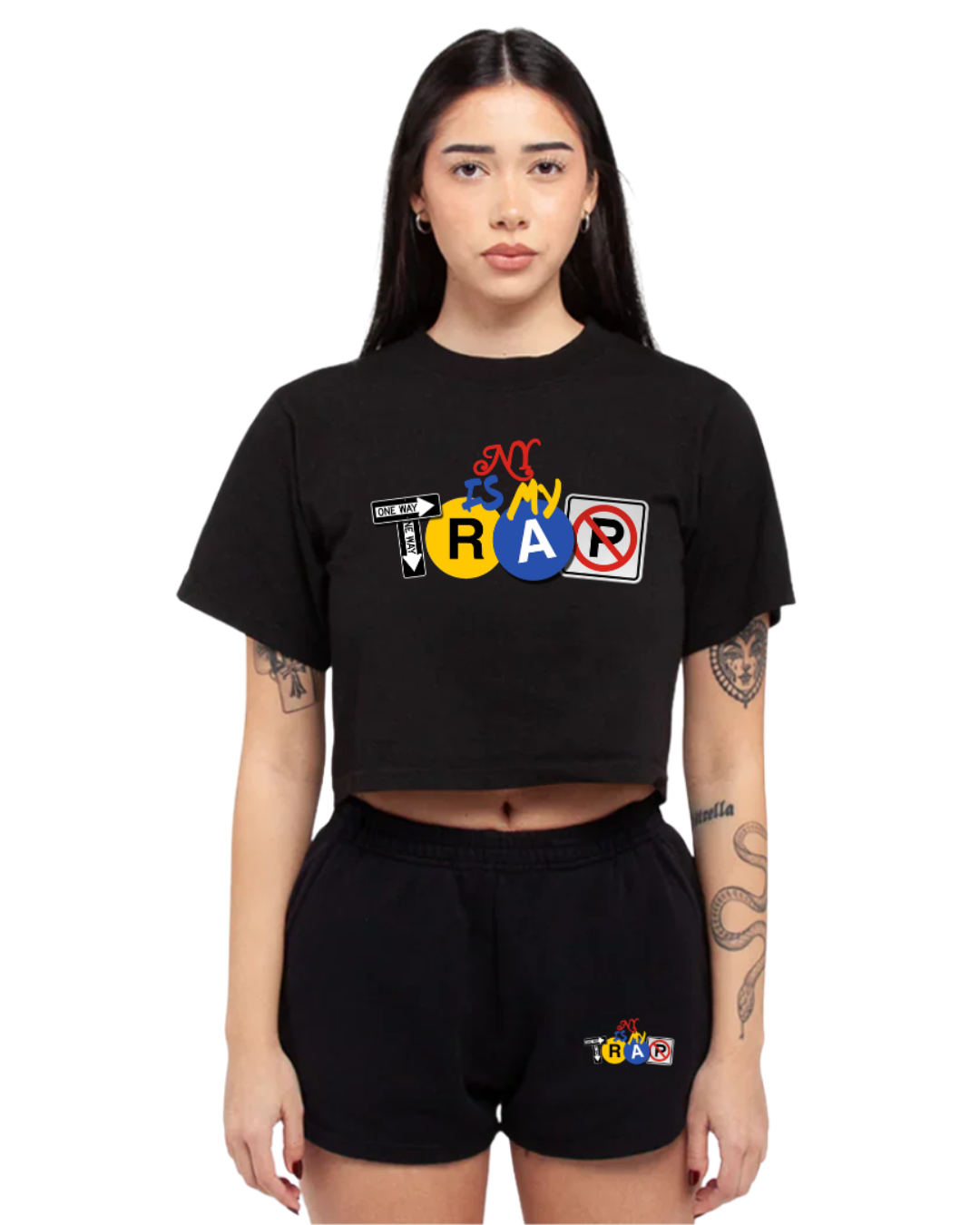 NY IS MY TRAP Women’s Cropped T-Shirt