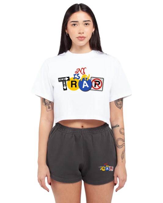 NY IS MY TRAP Women’s Cropped T-Shirt