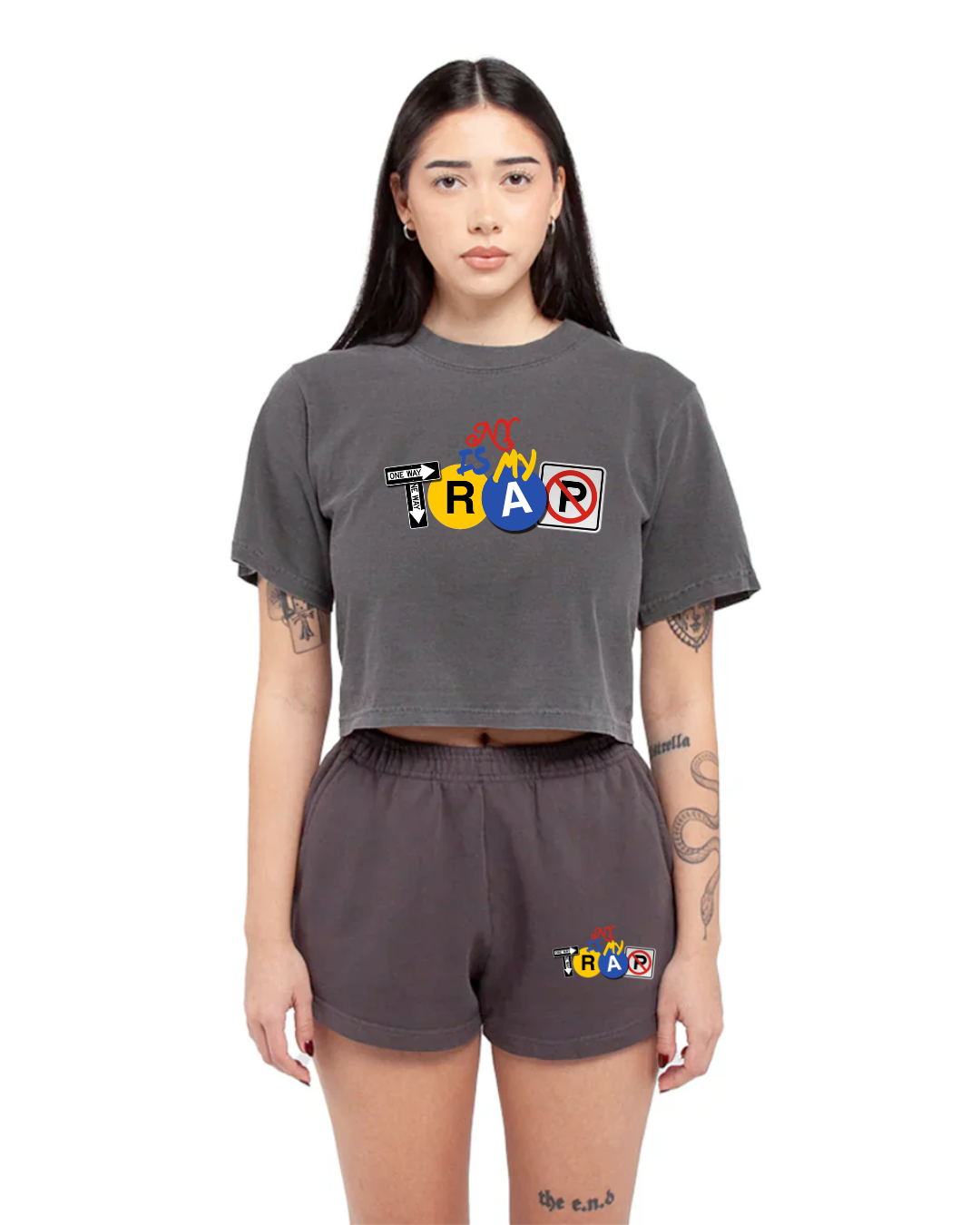 NY IS MY TRAP Women’s Cropped T-Shirt
