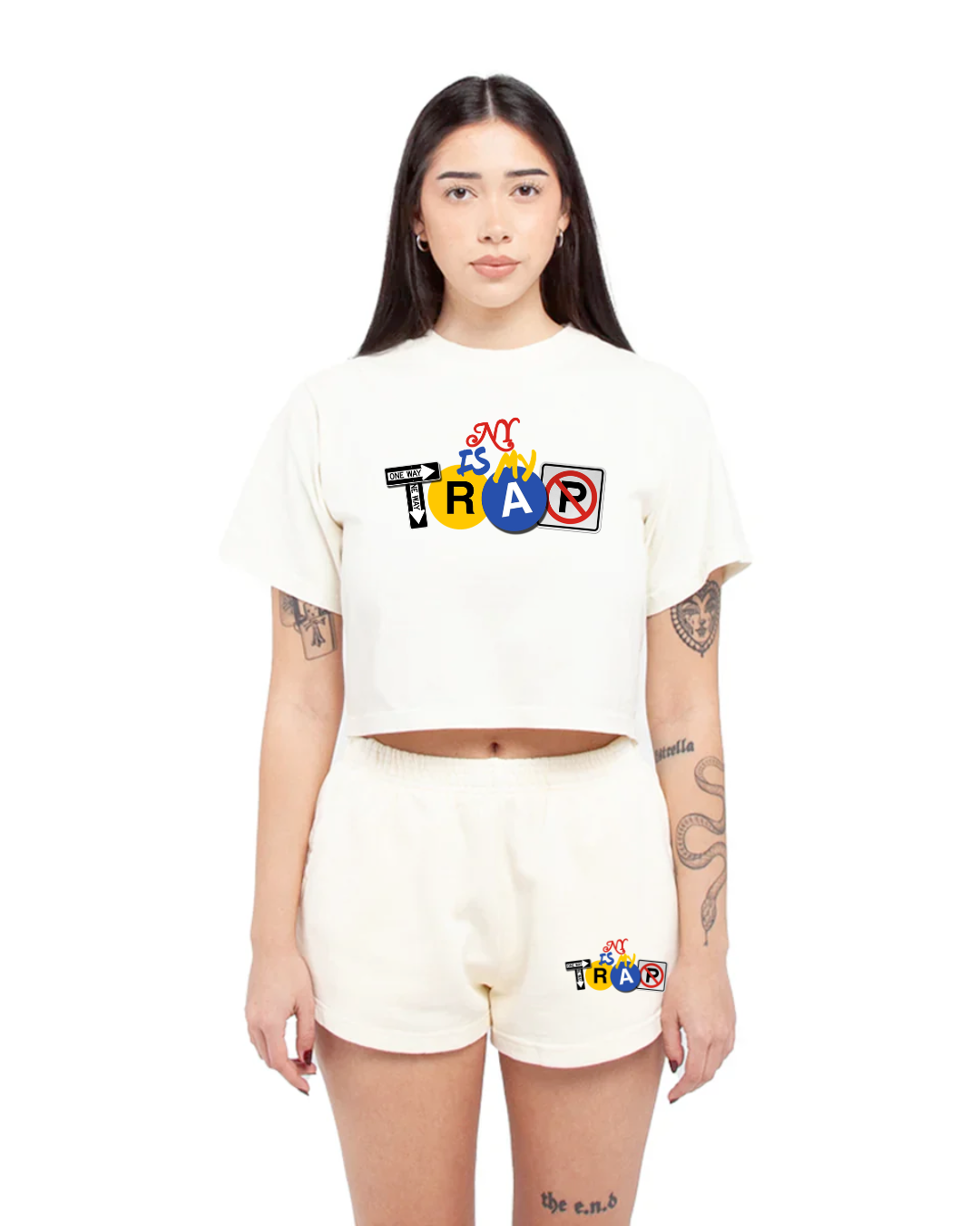 NY IS MY TRAP Women’s Cropped T-Shirt