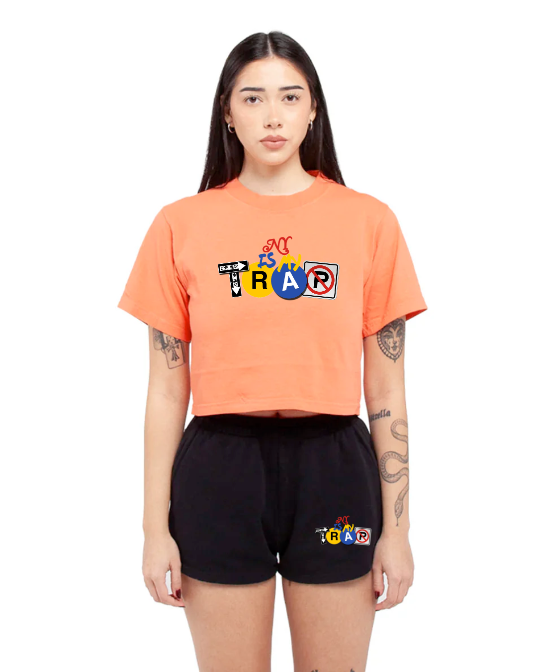 NY IS MY TRAP Women’s Cropped T-Shirt